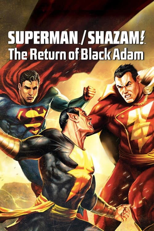 Affiche de Superman/Shazam - Le retour de Black Adam