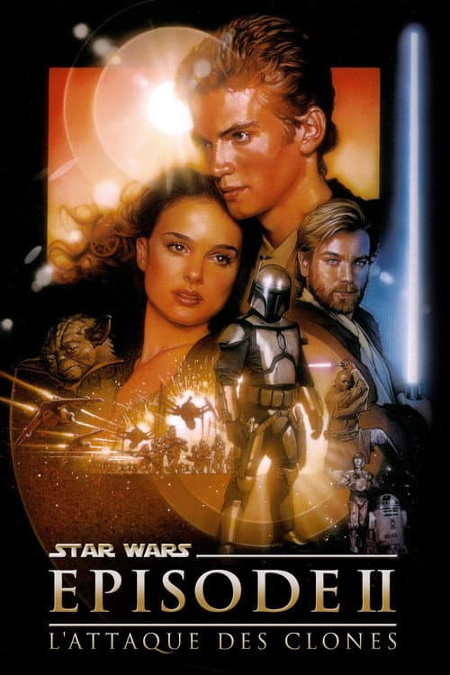 Affiche de Star Wars, épisode II : L'Attaque des clones