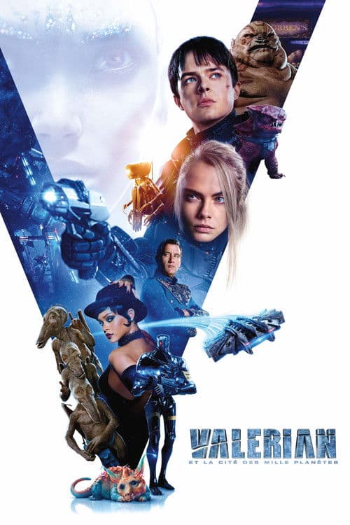 Affiche de Valérian et la Cité des mille planètes