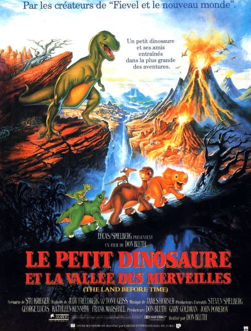 Affiche de Le Petit dinosaure et la vallée des merveilles
