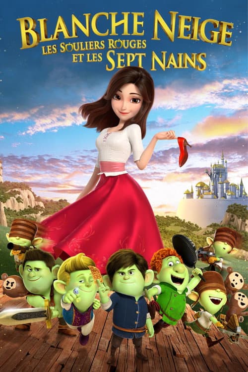 Affiche de Blanche Neige, les souliers rouges et les sept nains