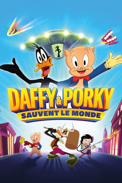 Affiche de Looney Tunes : Daffy et Porky sauvent le monde