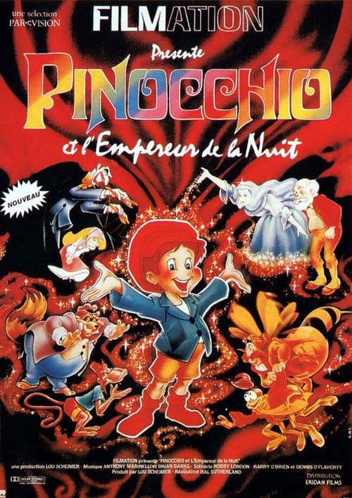 Affiche de Pinocchio et l'Empereur de la Nuit