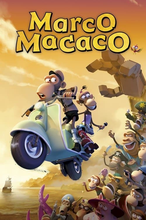 Affiche de Marco Macaco : L'Île aux pirates