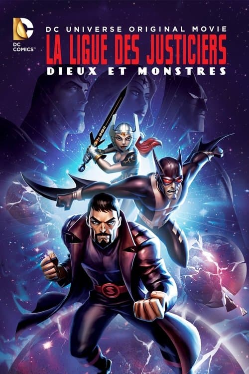 Affiche de La Ligue des Justiciers : Dieux et Monstres