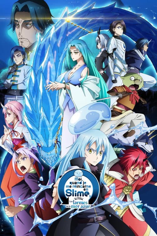 Affiche de Moi, quand je me réincarne en Slime, le Film - Les larmes de la mer azur