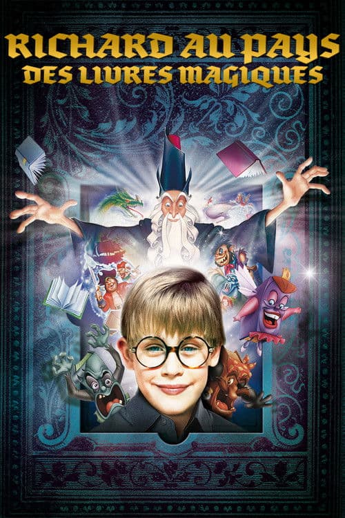 Affiche de Richard au pays des livres magiques