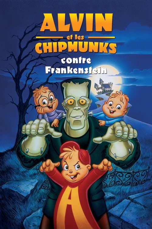 Affiche de Alvin et les chipmunks contre Frankenstein