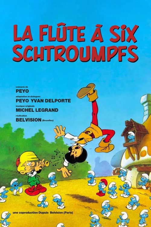 Affiche de La Flûte à six schtroumpfs