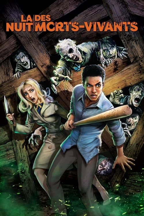 Affiche de La nuit des morts-vivants : le film animé