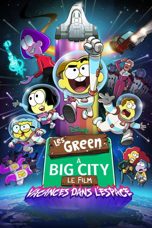 Affiche de Les Green à Big City, le film : Vacances dans l'espace